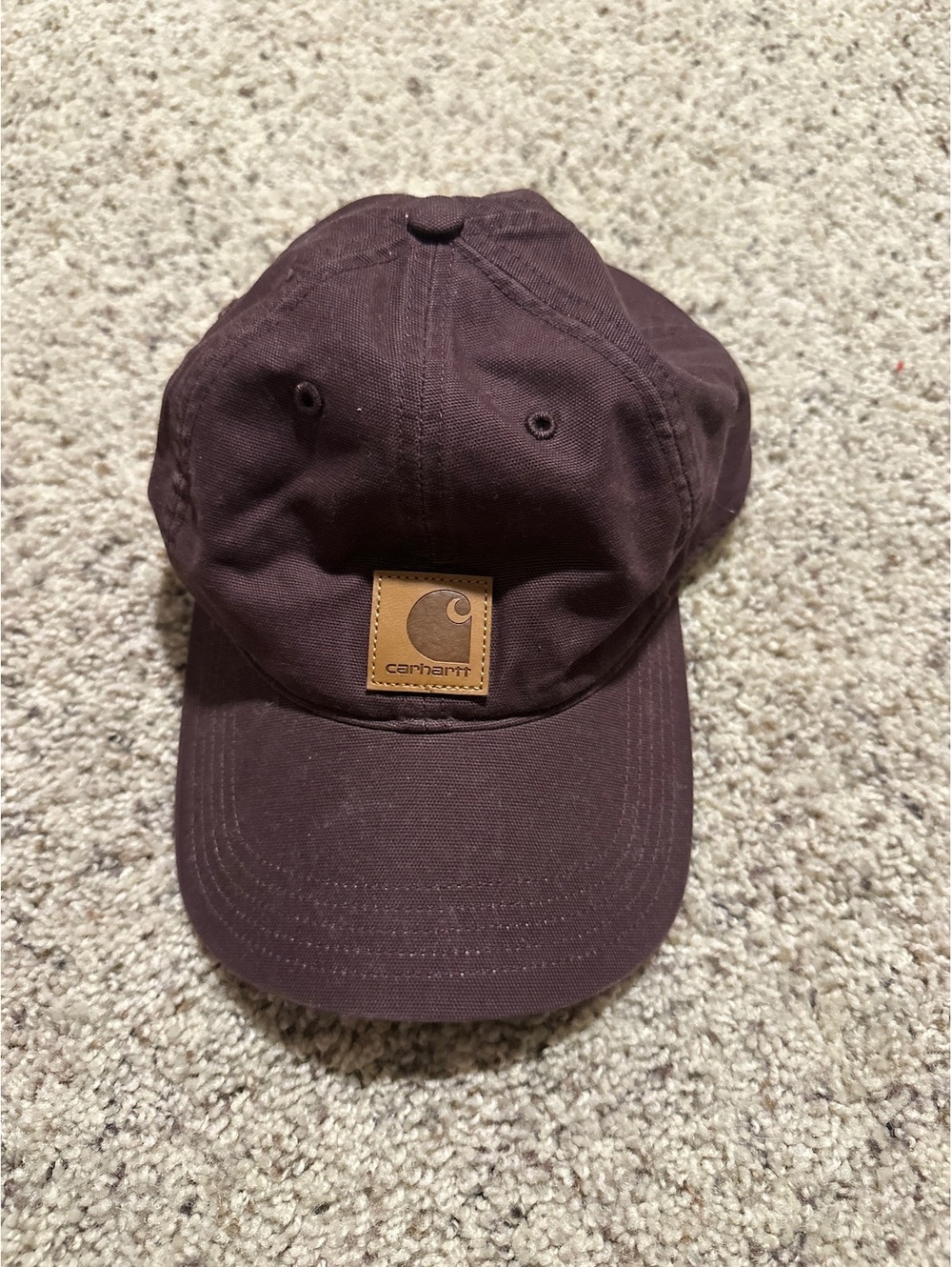 Carhartt Brown and Tan Baseball Cap Hat OSFA